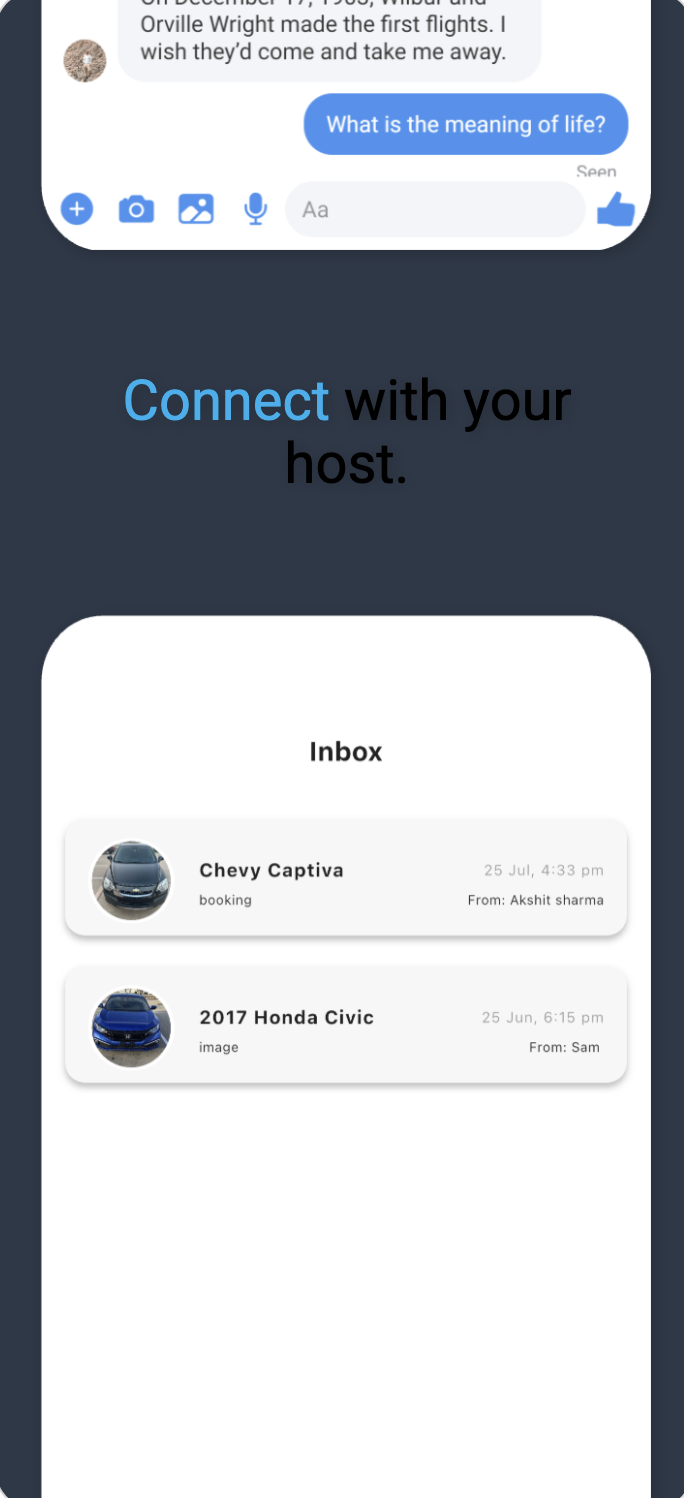 Chat screen